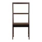 Bureau échelle 1 personne, style échelle, avec étagères, marron naturel