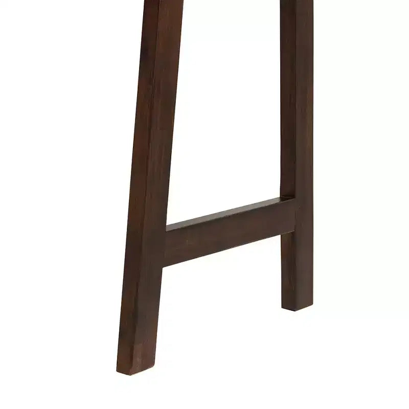 Bureau échelle 1 personne, style échelle, avec étagères, marron naturel