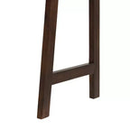 Bureau échelle 1 personne, style échelle, avec étagères, marron naturel