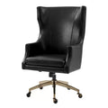 Gonzalo Genuine Leather Office Chair with High Backrest|ARTFUL LIVING DESIGNS
