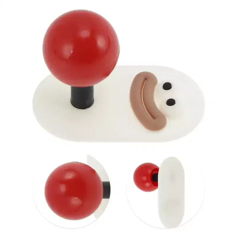 Organisateur de barrettes adhésif mural (Bleu / Rose / Rouge / Jaune), lot de 3