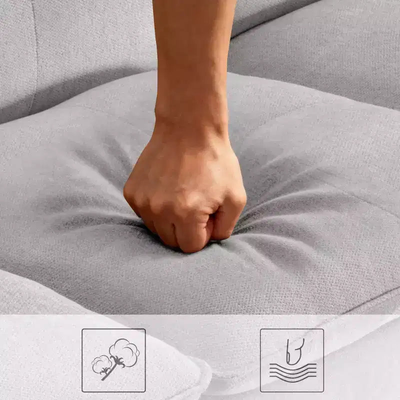 Canapé d'angle inclinable électrique 3 places – Noir / Marron / Vert