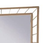Miroir mural doré, rectangulaire, 39" x 35"
