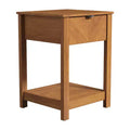 Galano 1-Drawer Nightstand with Open Shelf 16.5 W  15.4 D  23.2 H