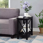 HomeStock Rectangle Wood Table Top End Table 1 -piece