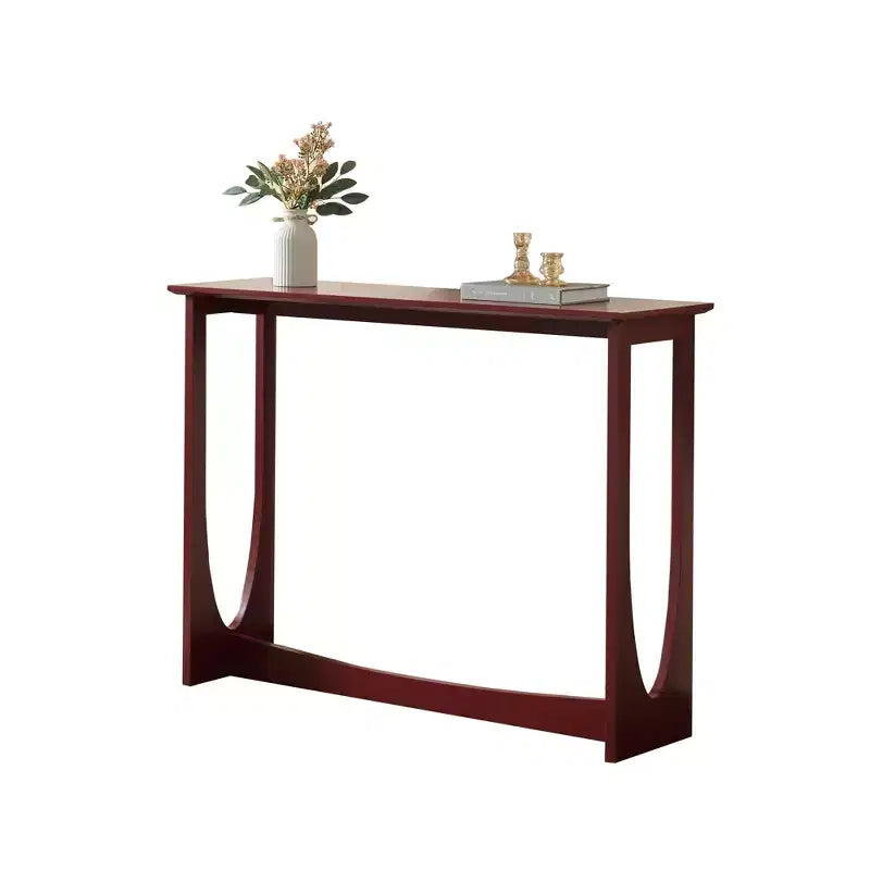 Console étroite à 2 niveaux – Bleu / Caviar / Citron Poivre / Rouge / Blanc, Rectangulaire Moderne, 1 pièce