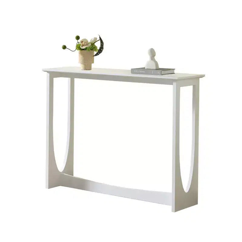 Console étroite à 2 niveaux – Bleu / Caviar / Citron Poivre / Rouge / Blanc, Rectangulaire Moderne, 1 pièce