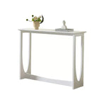 Console étroite à 2 niveaux – Bleu / Caviar / Citron Poivre / Rouge / Blanc, Rectangulaire Moderne, 1 pièce