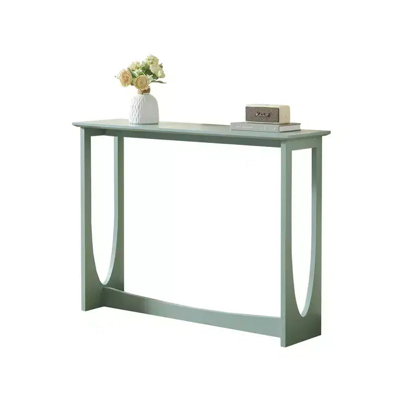 Console étroite à 2 niveaux – Bleu / Caviar / Citron Poivre / Rouge / Blanc, Rectangulaire Moderne, 1 pièce