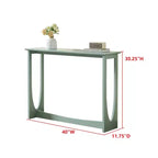 Console étroite à 2 niveaux – Bleu / Caviar / Citron Poivre / Rouge / Blanc, Rectangulaire Moderne, 1 pièce