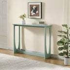 Kings Brand Furniture Console Table Narrow 2-Tier Rectangle Modern Entryway Sofa Table for Hallway Living Room Space