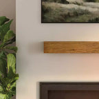 Étagère flottante Rustique en bois de grange / Noyer – 60 po, installation par 1 personne