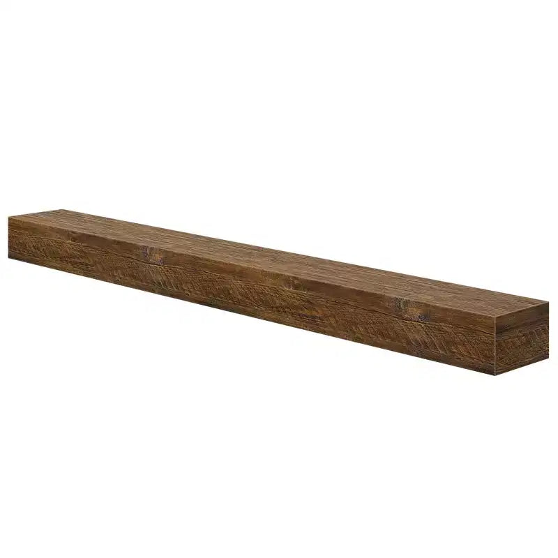 Étagère et manteau flottants en pin massif Rustic Barnwood / Rustic Honey – Installation par 1 personne