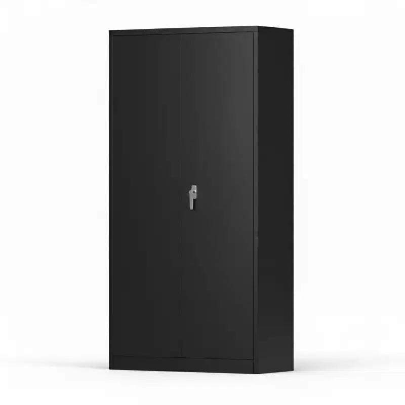 Armoire vestiaire en acier noir avec porte verrouillable – 1 personne
